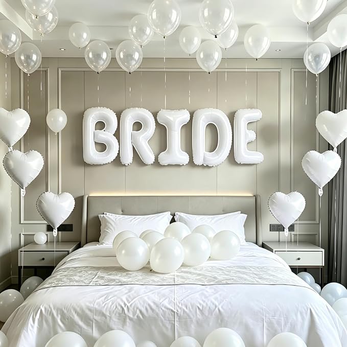 TONIFUL 40 Inch Giant Bride Balloon Bachelorette Party Decorations by TONIFUL