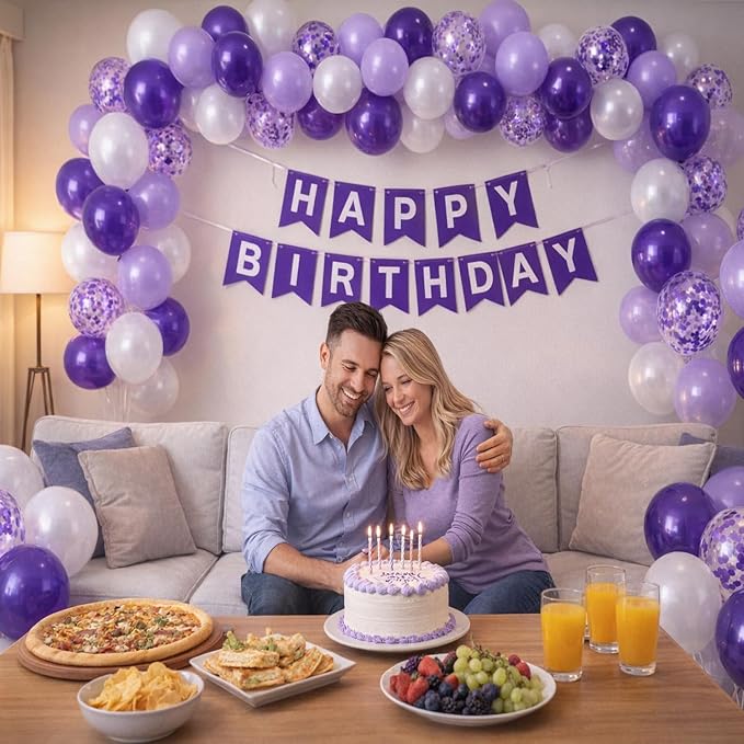 60-Pack 12-Inch Confetti Latex Balloons - Image 7
