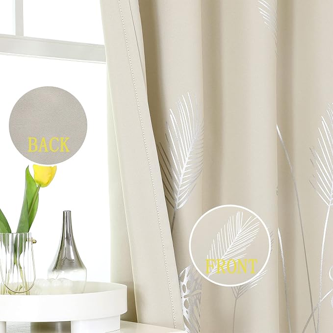 Blackout Curtains 2 Panels Set - Image 3
