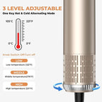 5 in 1 Blow Dryer Brush Set,Hot Air Styler Negative Ion Air Curling Wrap Air Curler, Round Brush Blow Dryer Curling Iron Hair Styling Tools Gift for Dry,Volumize, Straight,Curl,100-120V