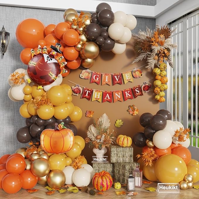 Thanksgiving Balloon Garland Kit - Image 3