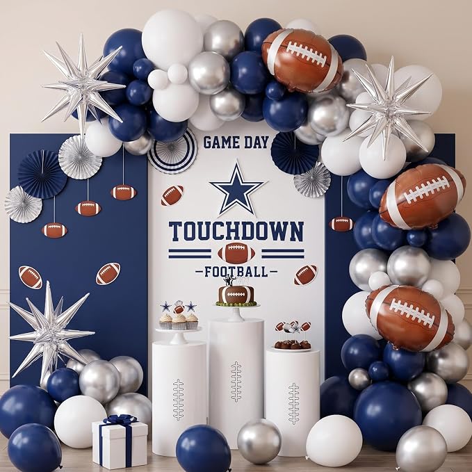 Cowboy Football Balloon Arch Garland Kit by Aposwow