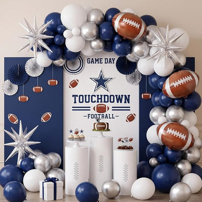 Cowboy Football Balloon Arch Garland Kit by Aposwow