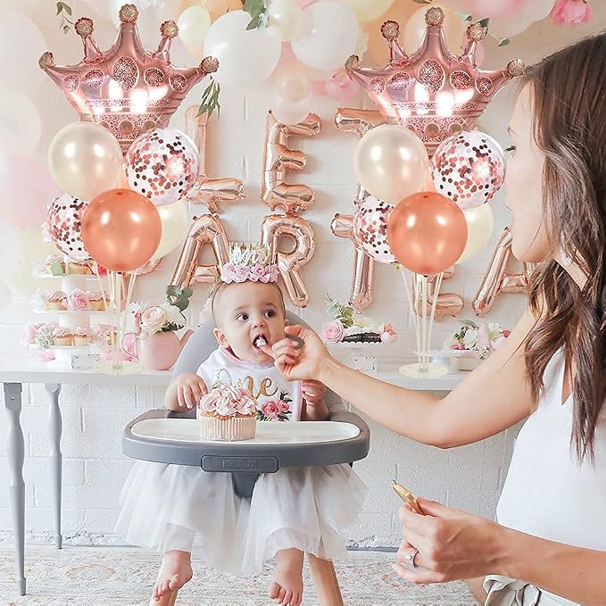 Rose Gold Balloon Stand Kit For Table 2 Set - Image 5