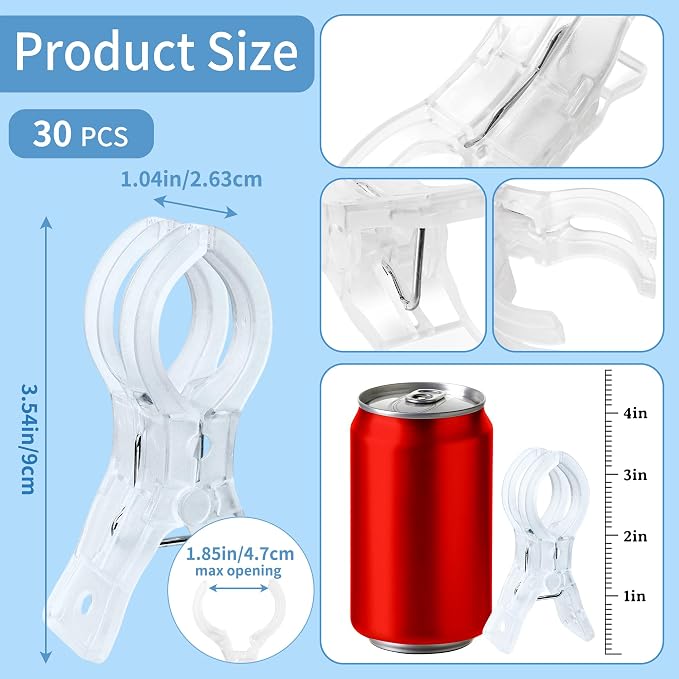 PUGPIU 30 Pack Balloon Arch Clips - Image 2