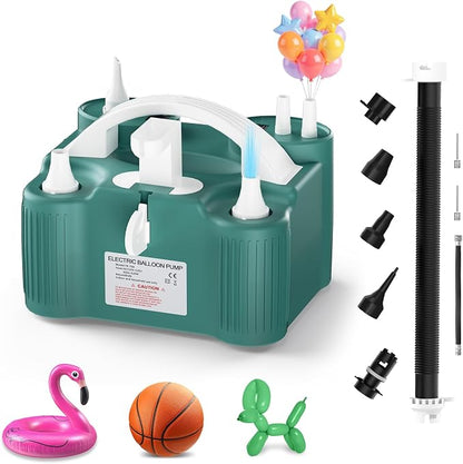 4-in-1 Balloon Pump Electric Balloon Pump Inflador De Globos Electrica Sports by Fikowo