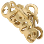 Camila Paris CP3287 French Hair Clip for Women, 3.25 inch Girls Hair Claw Clips Jaw Gold Cellulose, Fashion Durable and Styling Hair Accessories for Women, Strong Hold No Slip Grip, Made in France