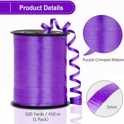 Purple Crimped Dark Purple Curling Ribbon - Image 5