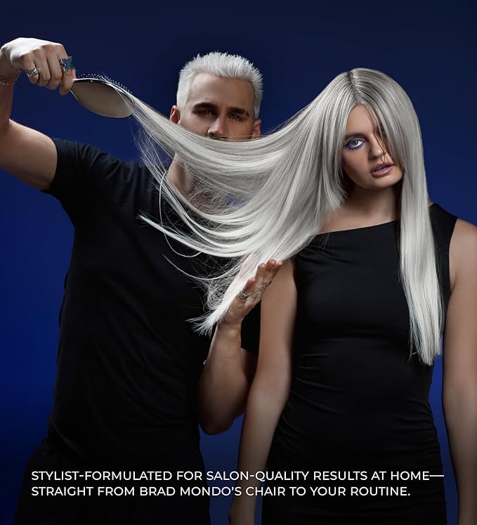 XMONDO Hair Supernova Blonde Toning Conditioner | Vegan Formula with Vegetable Proteins, Jojoba Oil, and Violet Pigments to Replenish, Restore, and Reduce Yellow Tones in Blonde Hair, 8 Fl Oz 1-Pack