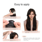 2 Pcs Short Clip In Hair Extensions 8 Inch Heat Resistant Easy Hair Pieces Thick Synthetic Hair Extensions Clip in Adding Extra Volume Hairs Volumizer for Women With Thin & Fine Ginger Brown