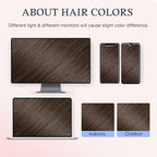 DOORES Clip in Hair Extensions Real Human Hair 20 inch 140g 7pcs Invisible Human Hair Extensions Clip ins, Injected Seamless PU Clipins Virgin Invisi Edge Natural Straight, 4A Chocolate Brown