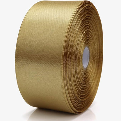 Nsilu 1-1/2 inch Champagne Gold Ribbon - Image 3