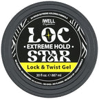 Loc Star Braid & Loc Gel, 30 fl oz | Extreme Hold for Braids, Locs, Twists, Cornrows & Edges | Smooths & Tames Frizz | No Heavy Residue | Long-Lasting | With Aloe Vera