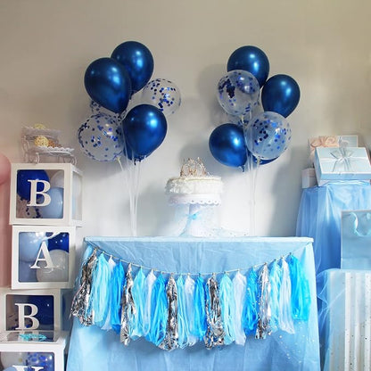 ZJDHPTY 4Set Blue Balloon Stand Table Centerpieces Party Decor | Blue Balloons - Image 7