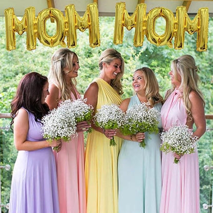 Letter Balloons Golden Mom Balloons Mother's Day Balloon Conjoined Mom Foil - Image 7