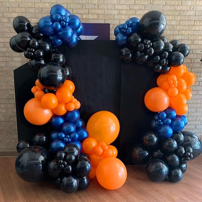 FOTIOMRG 110pcs Orange Balloon Garland Arch Kit, 18 12 10 5 inch Orange Latex - Image 7
