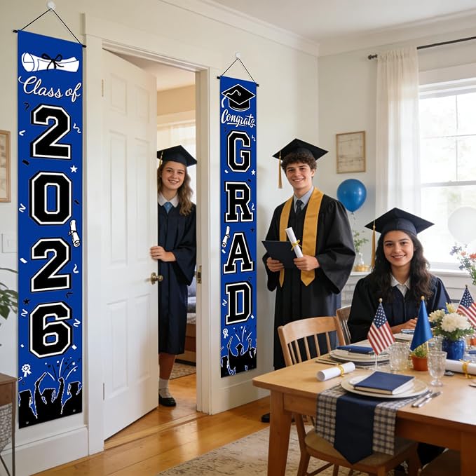 Graduation Decorations 2026 Porch Banner, Graduation Banner Class of 2026 - Image 6