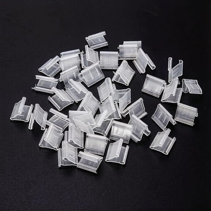 100Pcs Transparent V-Shaped Sealing Balloon Clips by Unknown