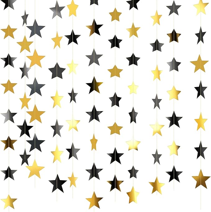 Patelai 130 ft Star Garland Banner Decor by Patelai
