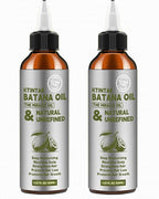 100% Natural Raw Batana Oil for Hair Growth, Dr Sebi Hair Growth Oil From Honduras, Thicker & Stronger Hair, Prevents Hair Loss, Eliminates Split Ends 4.23 Fl Oz (Pack of 2)