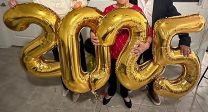 Number Balloons 0 Balloon 40 inch Gold - Image 4
