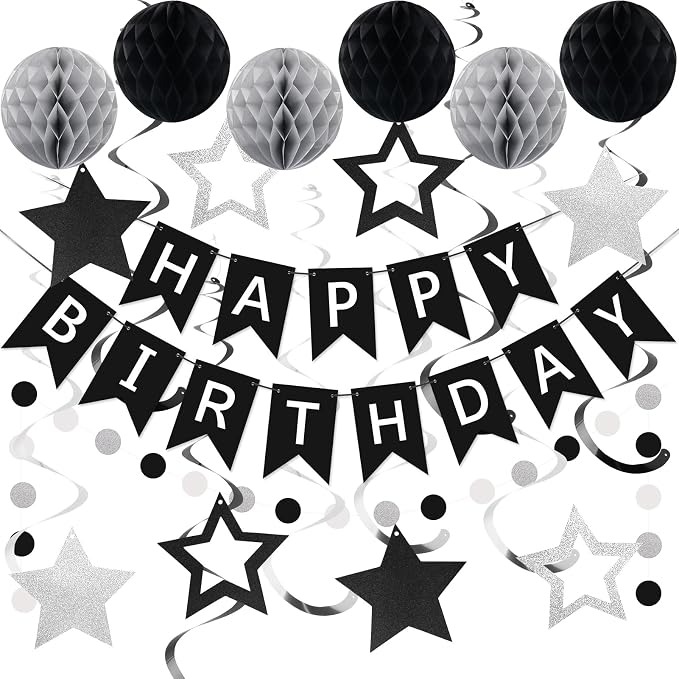 meowtastic Birthday Decorations Happy Birthday Banner by meowtastic%C2%AE%E2%80%94Idealforyourparty