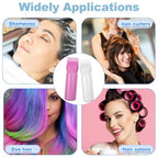 ELANE 4 Pack Root Comb Applicator Bottle,Oil Comb Applicator for Hair Dye Shampoos Hair Salons (2 pink + 2 white)