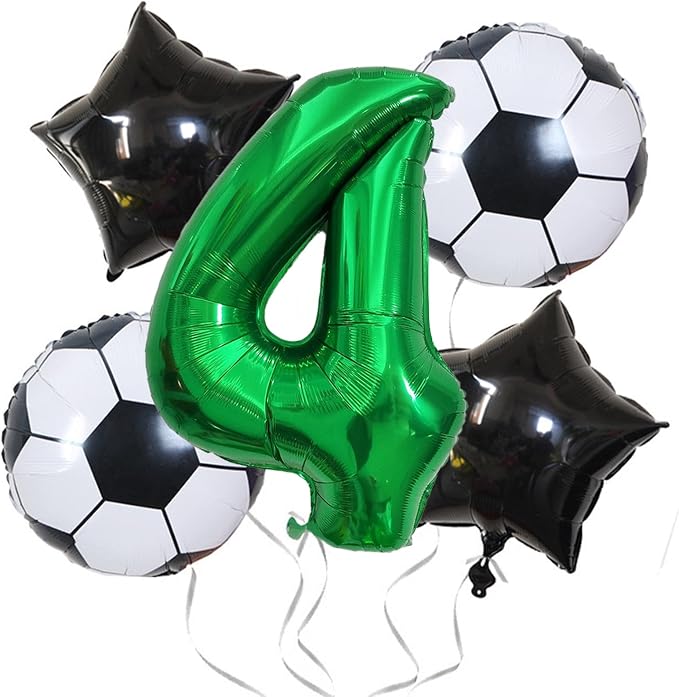 Number Balloons Green Party Balloon - Image 5