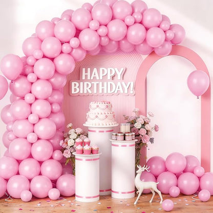 LOLStar Macaron Pink Balloons, 12 inch Latex | Birthday, Engagement, Baby Shower - Image 3