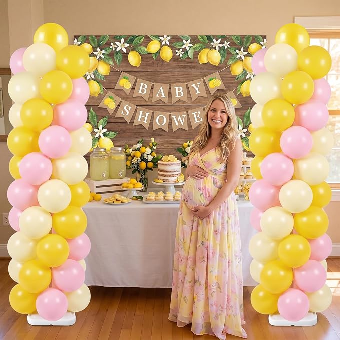 Skylety Lemon Balloon Column Stand Kit, 2 Sets 6.5 Ft Adjustable Balloon Tower - Image 5