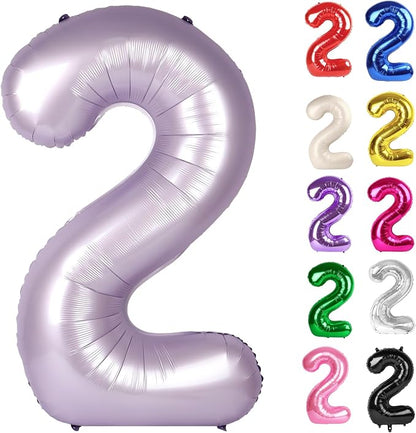 Lilac Number 2 Balloon 40 Inch by IWERP