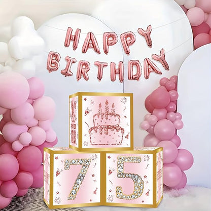 DataMoon 75th Birthday Decorations Boxes - Image 2