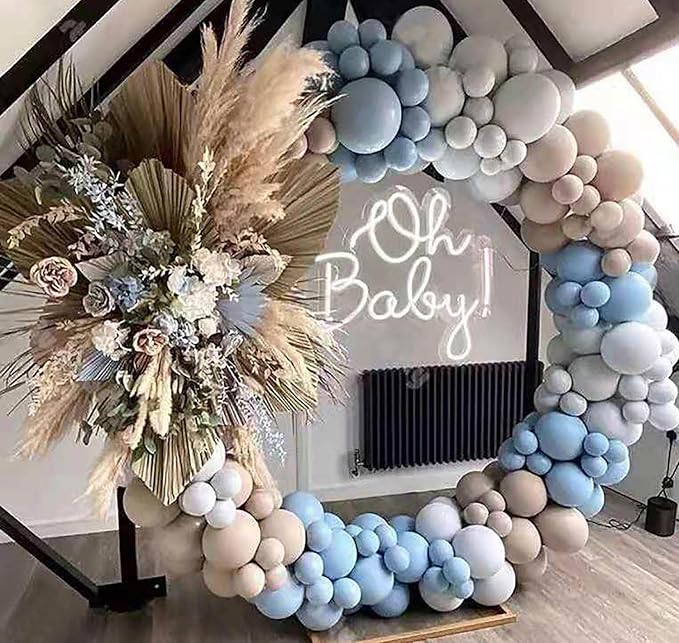 Beige Balloons, Birthday Decoration, Wedding Party, Baby Shower Decorations - Image 5