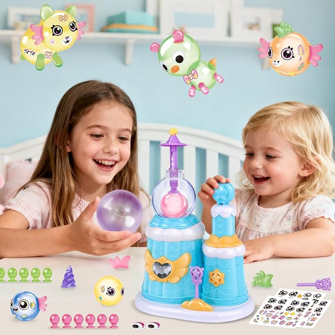 Amy&Benton 195pcs Princess DIY Sticky Balloons - Image 2