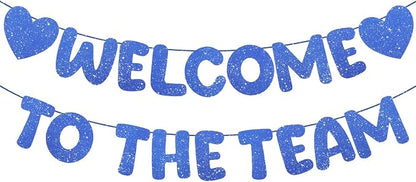 Welcome To The Team Banner, Glitter Welcome To The Team Banner, Welcome-Banner by Unknown