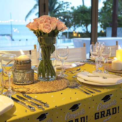 Graduation Tablecloths Graduation Party Table Decorations Waterproof Plastic - Image 4