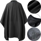Professional Hair Cutting Cape with Adjustable Snap Closure, Salon Barber Cape,Waterproof Hairdressing Salon Cape - 47" x 55"