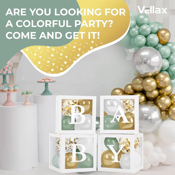 44-Piece Baby Shower Decorations - Image 5