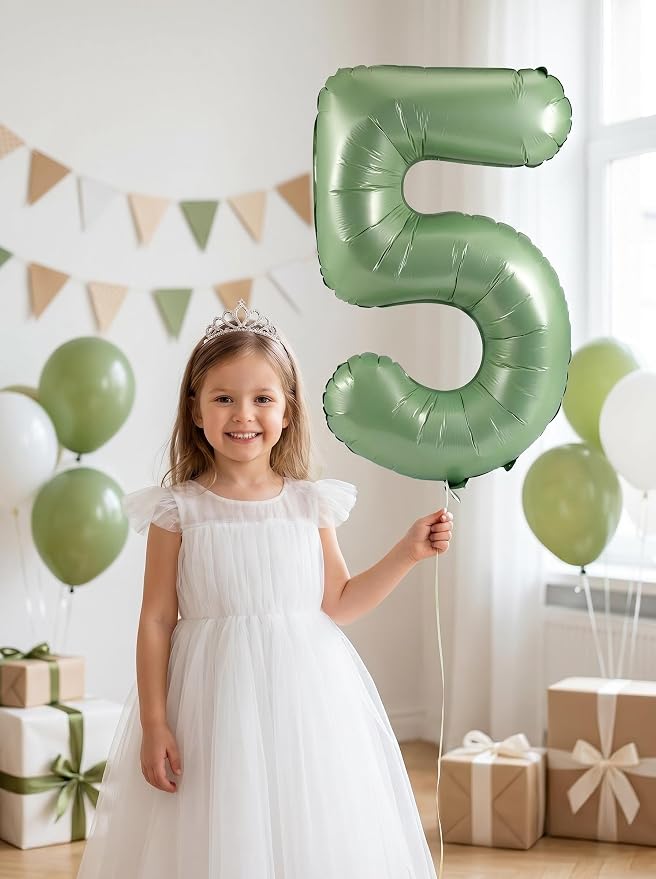 YPSelected 32 Inch Large Foil Helium Number Balloon Birthday Wedding Party 0-9 - Image 2