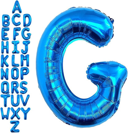 40 Inch Blue Letter G Balloons, DIY Phrase Foil Alphabet Letter G Balloons DIY by LHOAVWE