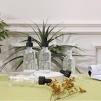 24 Pack, 2oz Glass Dropper Bottle, Preety Texture Tincture Bottles with Precise Scales Eye Droppe, for All Kinds Of Mixed Liquids,Leak-Proof Design for Easy Travel (Clear)