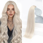 Sunny Hair Blonde Tape in Hair Extensions Human Hair, 16 inch Tape in Extensions Remy Tape ins Human Hair Extensions for Women 50g 20Pcs