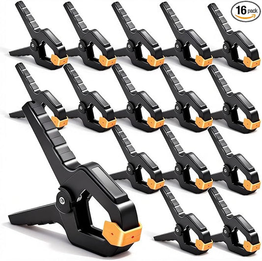 16 Pack Spring Clamps Heavy Duty by Unknown
