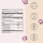 Winged Wellness Glow Up, Collagen Powder for Women - Hair, Skin & Nails Beauty Supplement with Grass-Fed Hydrolyzed Collagen Peptides Adaptogens, Vitamin C & Biotin – 3-Pack, Unflavored