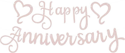 Pre-Strung Happy Anniversary Banner by EONNCNT