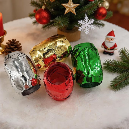 Ronly Curling Christmas Ribbon for Gift Wrapping, Colorful Balloon String | 4 - Image 3