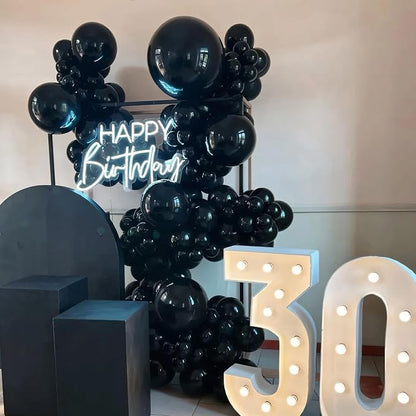 125pcs Black Balloons 5 Inch Small Balloons - Image 4