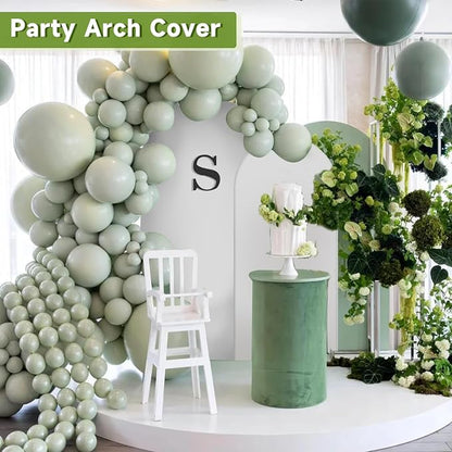 Hemmotop Stretchy Arch Backdrop Cover Set, 7.2 ft and 6 ft | Spandex, 2 Sided - Image 9