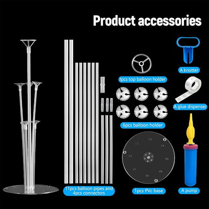 6 Sets Balloon Stand Kit, Balloon Sticks Holder - Image 3