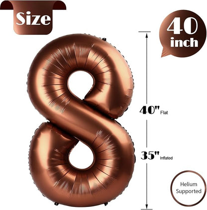 Brown 8 Balloon - Image 5